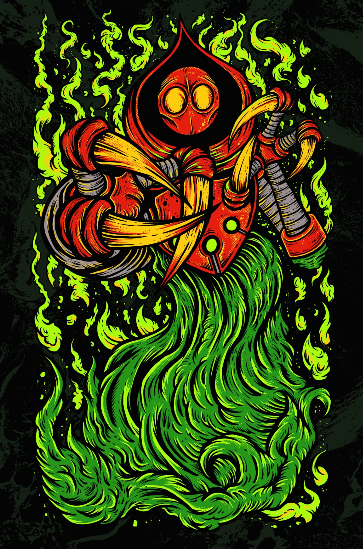 Flatwoods Monster - Cryptid Empire - Original Artwork by David J. Hardie
