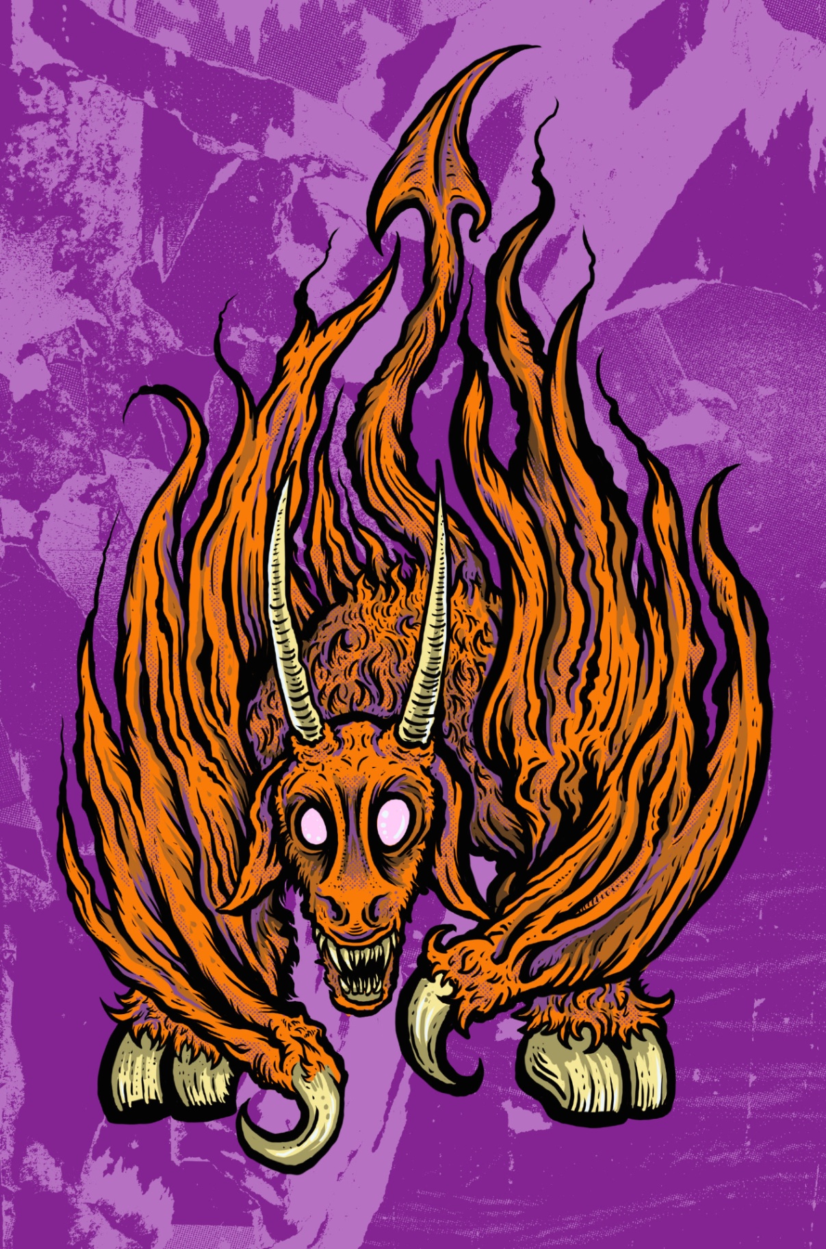 Jersey Devil - Cryptid Empire - Original Artwork by David J. Hardie