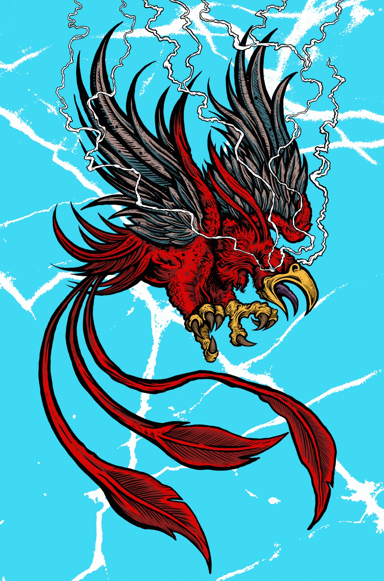 Thunderbird - Cryptid Empire - Original Artwork by David J. Hardie